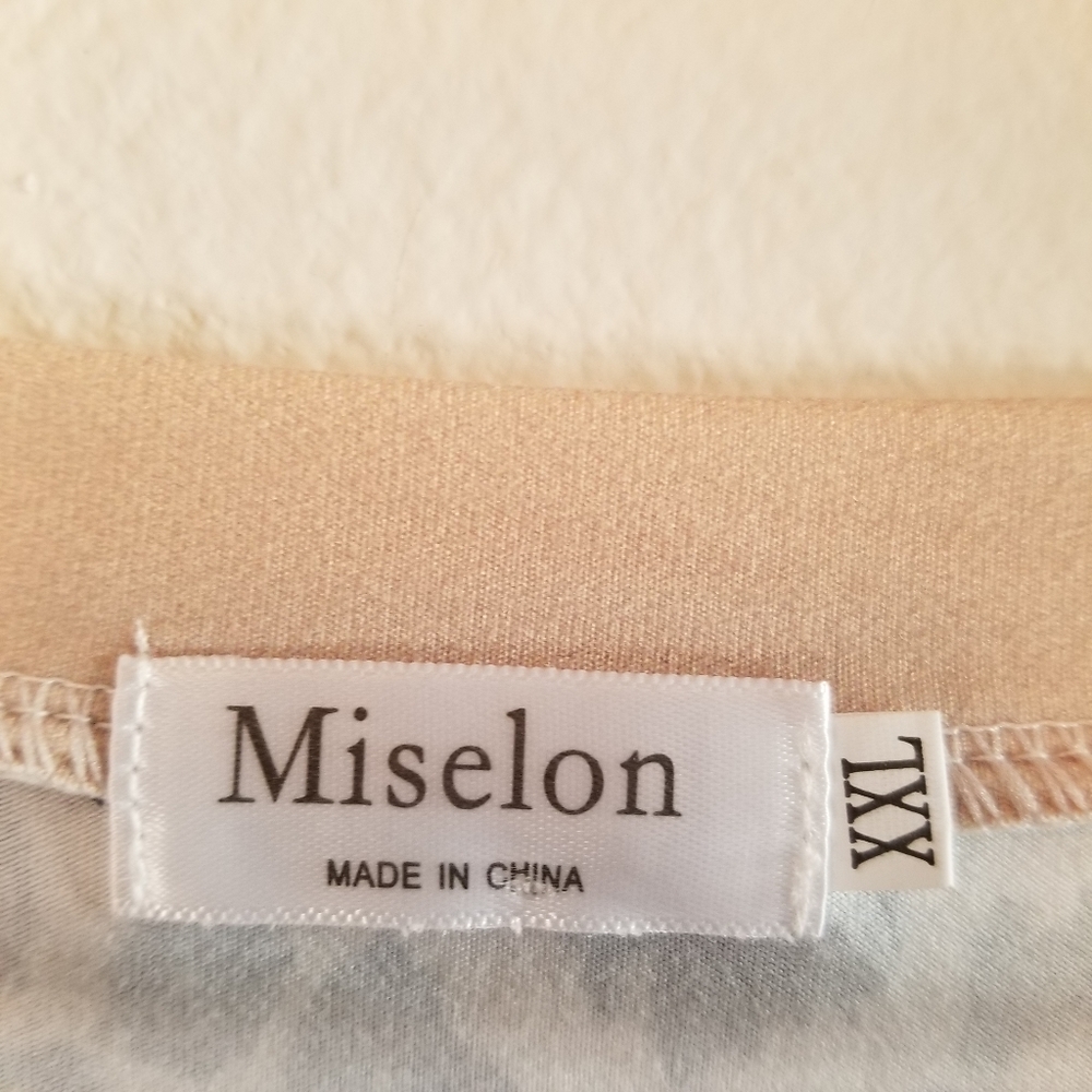 🌻 Miselon Leopard Long Sleeve Wrap Knot Shirt - Picture 6 of 7